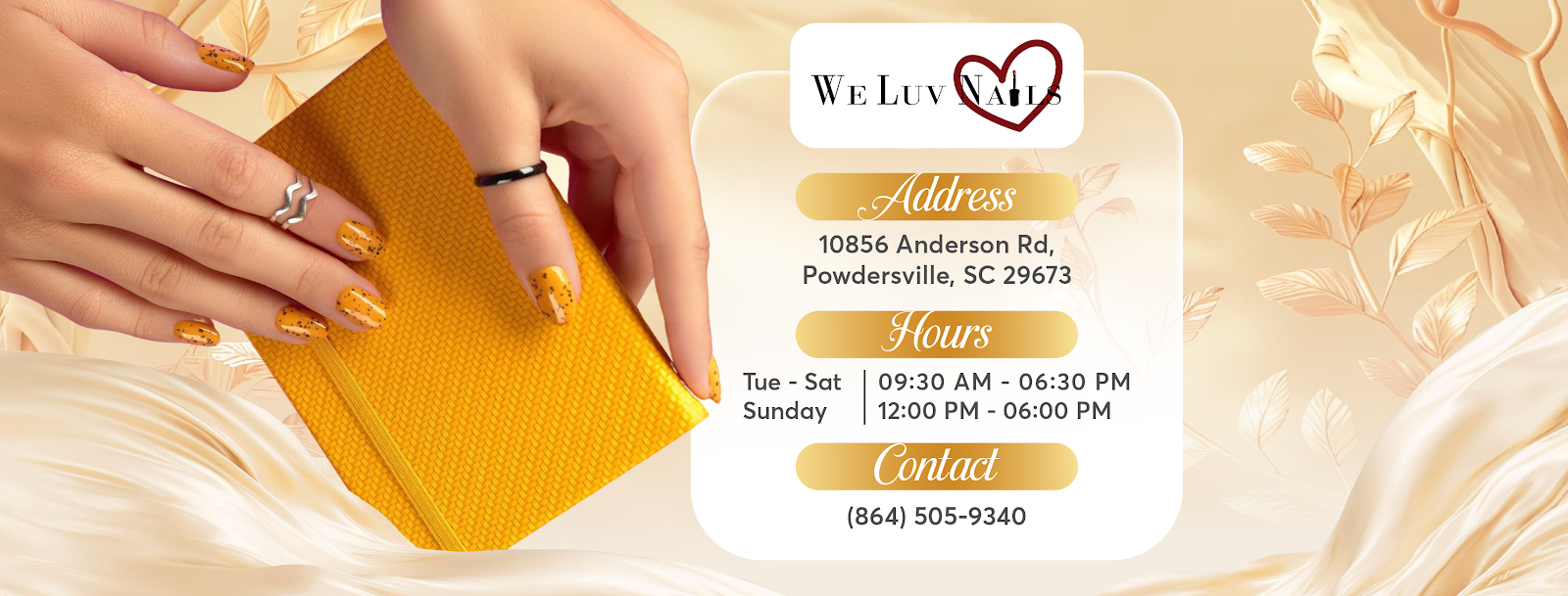 We Luv Nails logo